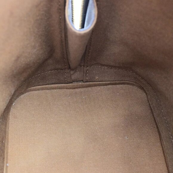 LOUIS VUITTON LV Logo Alma Hand Bag Monogram Leather Brown France - Picture 5 of 16